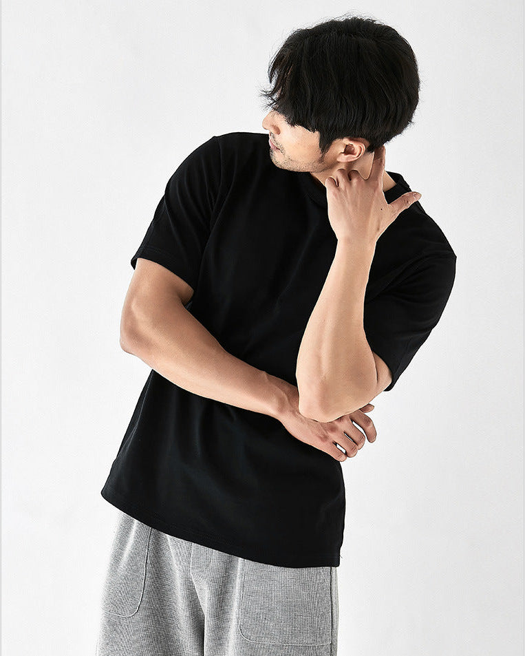 LuxeCool 50s Pima Cotton Ice Silk T-Shirt: Premium Soft, Breathable, Stylish Comfort