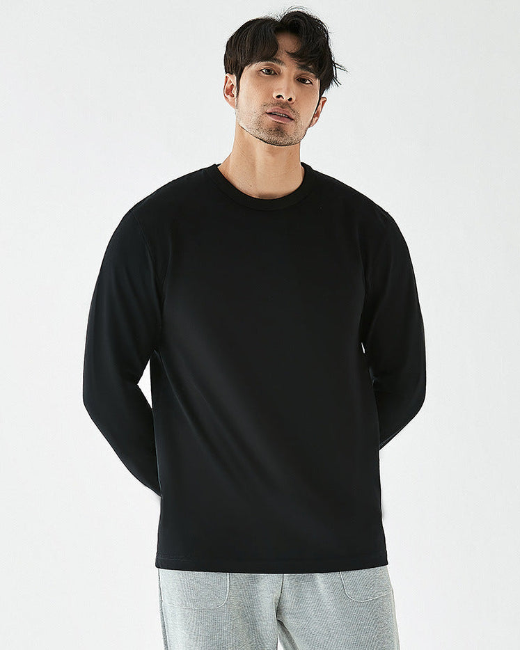Premium Pima Cotton Long Sleeve T-Shirt: Soft, Durable, Elegant, Everyday Luxury