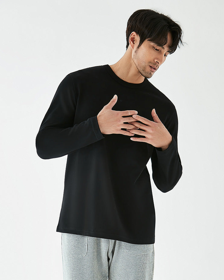 Premium Pima Cotton Long Sleeve T-Shirt: Soft, Durable, Elegant, Everyday Luxury