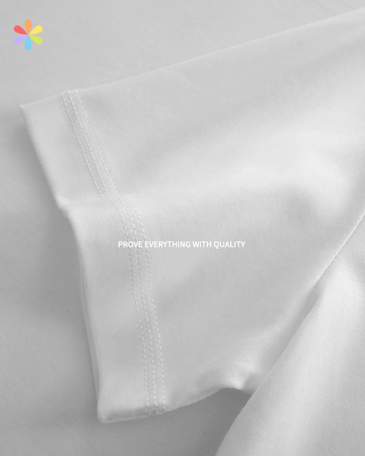 LuxeCool 50s Pima Cotton Ice Silk T-Shirt: Premium Soft, Breathable, Stylish Comfort