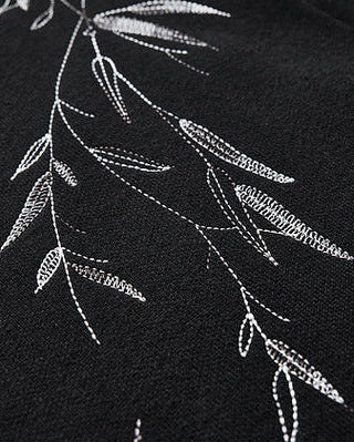 Zen Stitch Mo Maike Men's Embroidered Crewneck Sweater - Autumn Comfort Knit