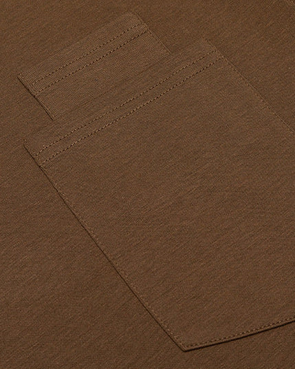 Haven Premium Cotton Double Pocket Tee: Relaxed Fit, Modern Long Sleeve Comfort