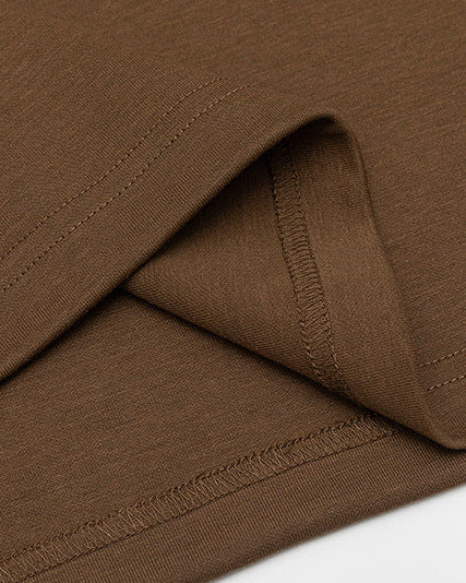 Haven Premium Cotton Double Pocket Tee: Relaxed Fit, Modern Long Sleeve Comfort