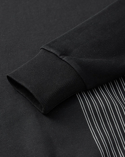 Momeike Horizon Stripe Crewneck: Soft Knit Pullover for Stylish Men