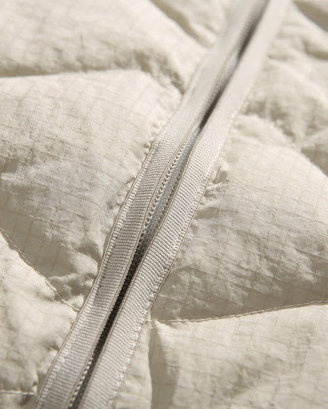 Arden Unisex Quilted Down Vest: Lightweight Warmth, Vintage Alpine Style, Relaxed Fit