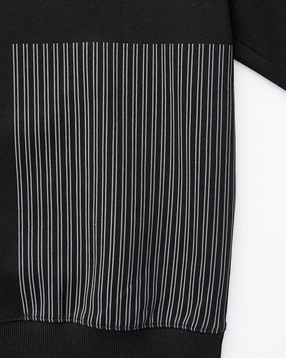 Momeike Horizon Stripe Crewneck: Soft Knit Pullover for Stylish Men