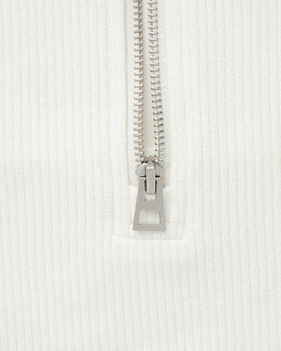 Men's Vertical Texture Half-Zip Stand Collar Sweatshirt - Casual Winter Pullover