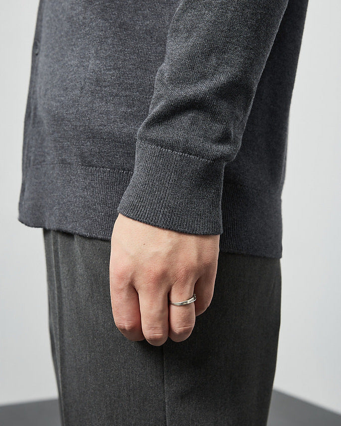 Mimaike Essential V-Neck Knit Cardigan – Soft Breathable Men’s Sweater