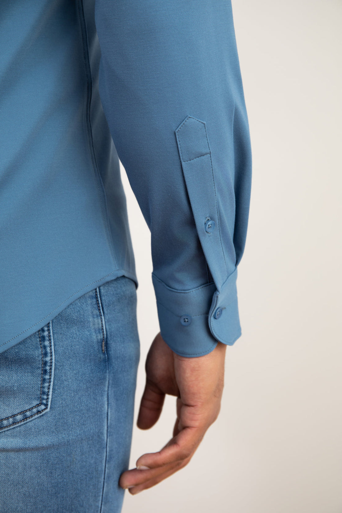 Premium Turquoise Cotton Comfort Shirt: Regular Fit, Semi-Spread Collar, Soft Feel